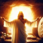 Yesus Kristus bangkit dari kematian dan mengalahkan maut