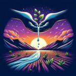 Sungai Mengalir dari Telapak Tangan Terbuka