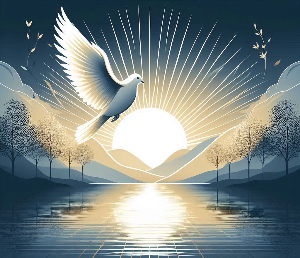 Burung merpati simbol Roh Kudus