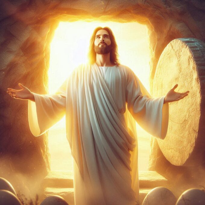 Tuhan Yesus Kristus bangkit dari kematian